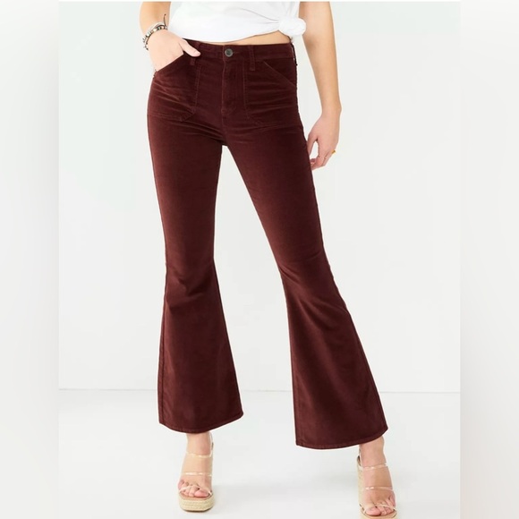SO| Brown Corduroy Flare Pants size 5 - Picture 1 of 1